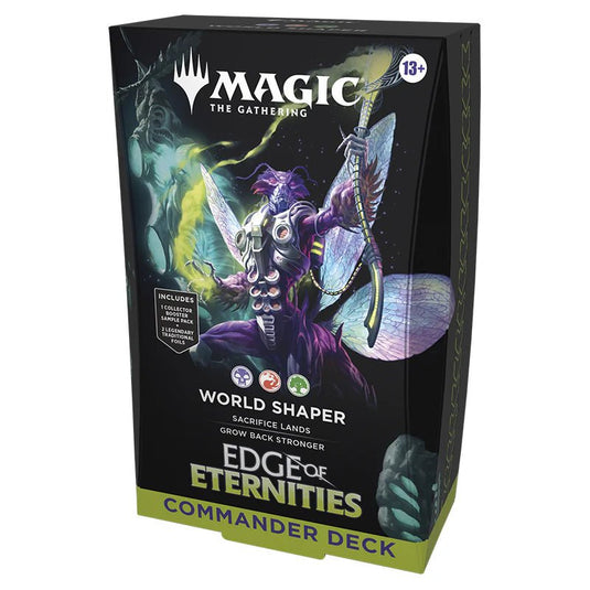 Magic The Gathering Edge of Eternities Commander Deck World Shaper - Cartoncito Cards