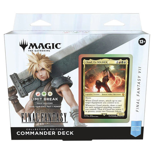 Magic The Gathering Universes Beyond Final Fantasy Collector's Edition Limit Break Commander Deck - Cartoncito Cards