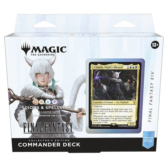 Magic The Gathering Universes Beyond Final Fantasy Collector's Edition Scions & Spellcraft Commander Deck - Cartoncito Cards