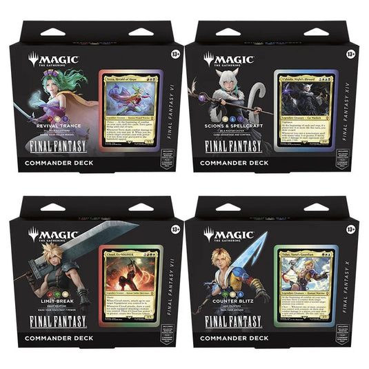 Magic The Gathering Universes Beyond Final Fantasy Commander Decks - Cartoncito Cards