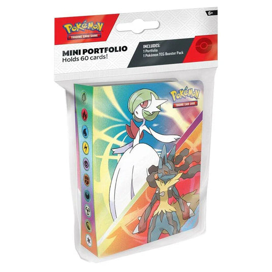 Pokemon Mega Evolution Mega Lucario & Mega Gardevoir Mini Portfolio with Booster