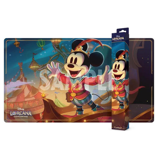 Disney Lorcana Whispers in the Well Mickey Mouse Brave Little Prince Playmat