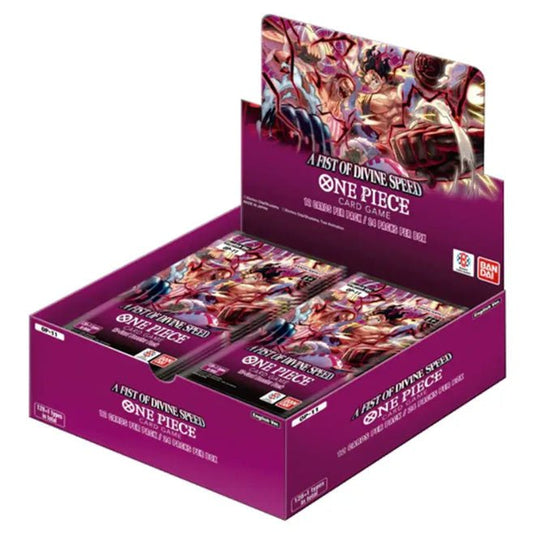 One Piece Card Game OP - 11 A Fist of Divine Speed Booster Box - Cartoncito Cards