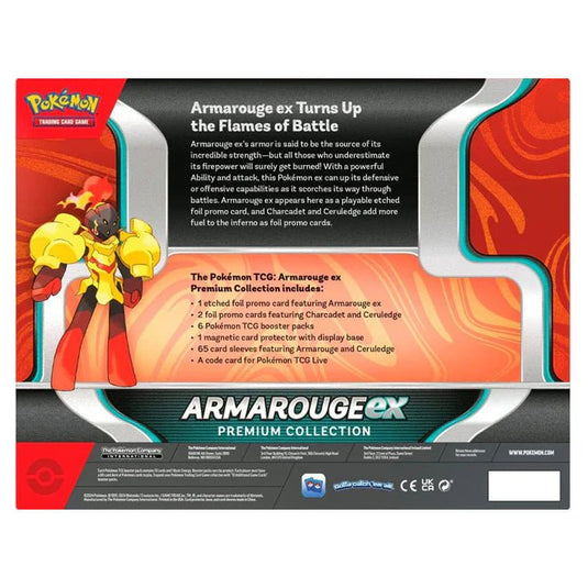 Pokemon Armarouge ex Premium Collection Box - Cartoncito Cards