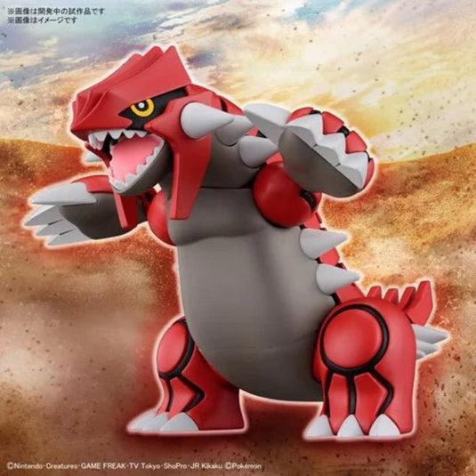Pokemon Groudon Model Kit - Cartoncito Cards