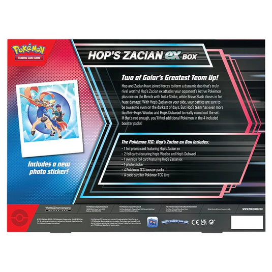 Pokemon Hop's Zacian ex Box - Cartoncito Cards