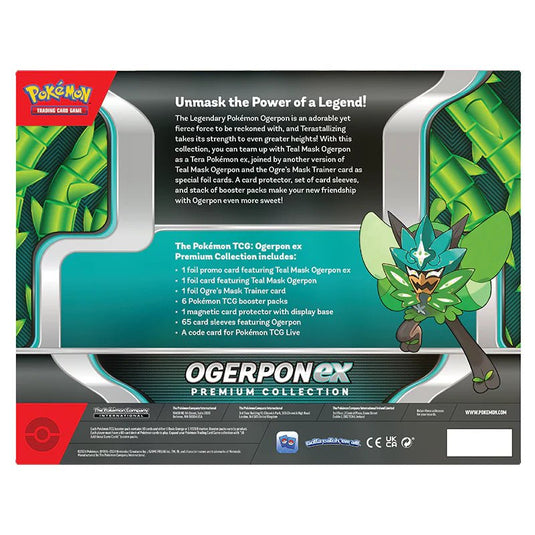 Pokemon Ogerpon ex Premium Collection - Cartoncito Cards