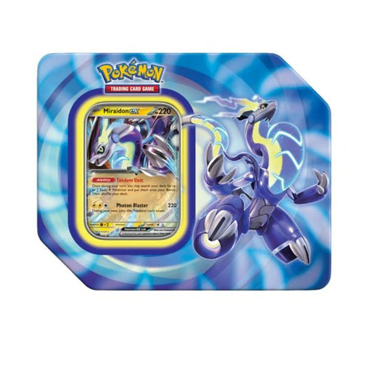 Pokemon Paldea Legends Tin Miraidon - Cartoncito Cards