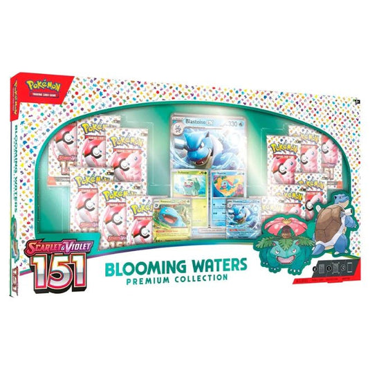 Pokemon Scarlet & Violet 151 Blooming Waters Premium Collection - Cartoncito Cards