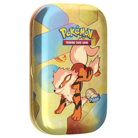 Pokemon Scarlet & Violet 151 Mini Tin Arcanine & Omanyte - Cartoncito Cards