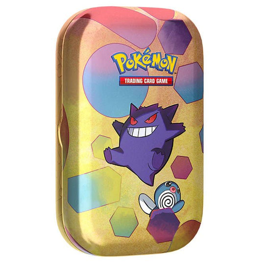 Pokemon Scarlet & Violet 151 Mini Tin Gengar & Poliwag - Cartoncito Cards