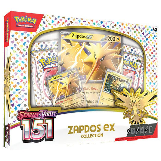 Pokemon Scarlet & Violet 151 Zapdos ex Collection - Cartoncito Cards