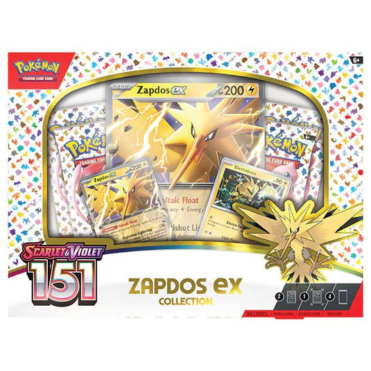 Pokemon Scarlet & Violet 151 Zapdos ex Collection - Cartoncito Cards