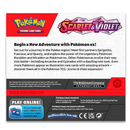 Pokemon Scarlet & Violet Base Set Booster Box - Cartoncito Cards