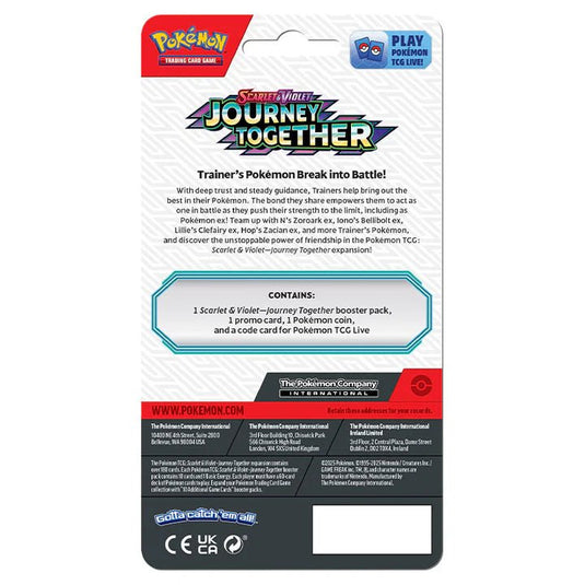 Pokemon Scarlet & Violet Journey Together Checklane Blister Scraggy - Cartoncito Cards