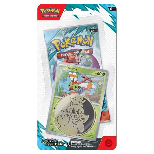 Pokemon Scarlet & Violet Journey Together Checklane Blister Yanma - Cartoncito Cards