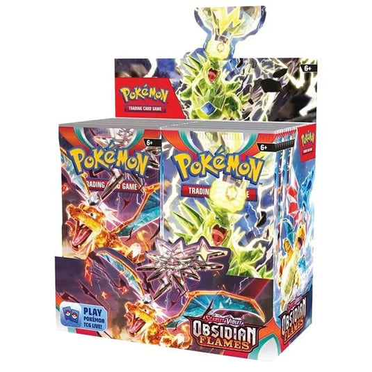 Pokemon Scarlet & Violet Obsidian Flames Booster Box - Cartoncito Cards