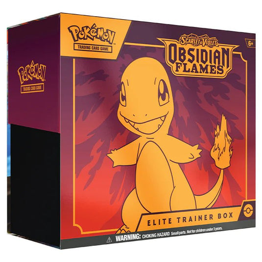 Pokemon Scarlet & Violet Obsidian Flames Elite Trainer Box - Cartoncito Cards