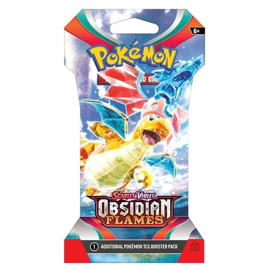 Pokemon Scarlet & Violet Obsidian Flames Sleeved Booster - Cartoncito Cards