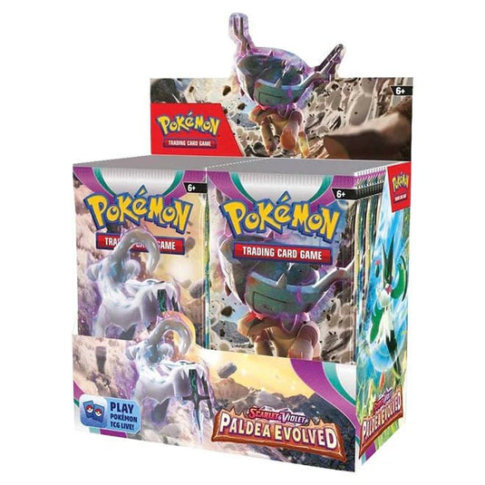 Pokemon Scarlet & Violet Paldea Evolved Booster Box - Cartoncito Cards