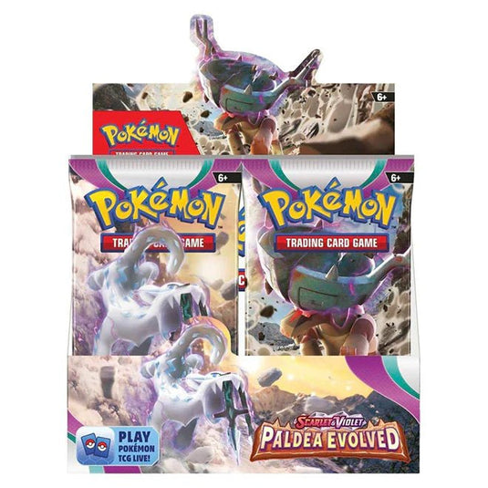 Pokemon Scarlet & Violet Paldea Evolved Booster Box - Cartoncito Cards