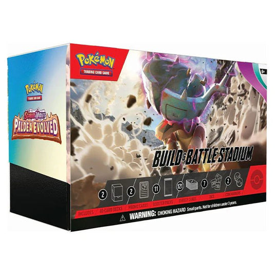 Pokemon Scarlet & Violet Paldea Evolved Build & Battle Stadium - Cartoncito Cards
