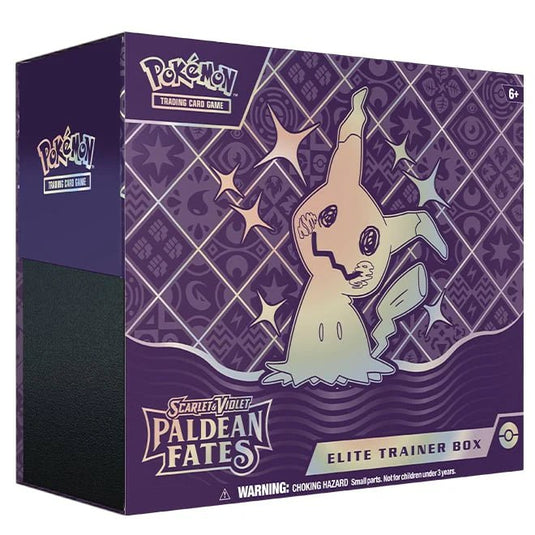 Pokemon Scarlet & Violet Paldean Fates Elite Trainer Box - Cartoncito Cards