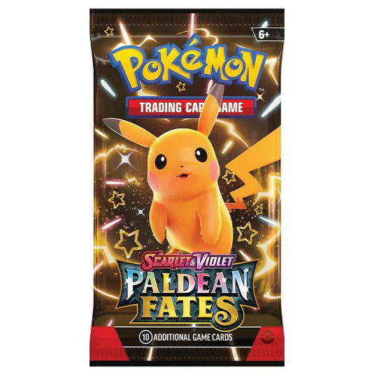 Pokemon Scarlet & Violet Paldean Fates Premium Collection Shiny Quaquaval ex - Cartoncito Cards