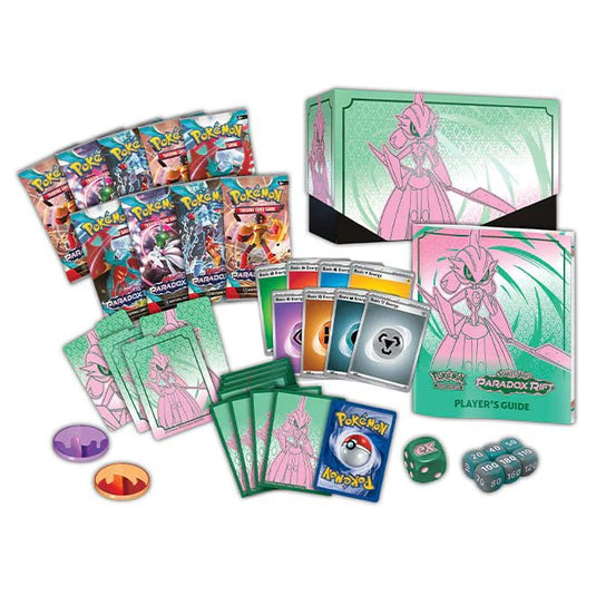 Pokemon Scarlet & Violet Paradox Rift Elite Trainer Box Iron Valiant - Cartoncito Cards