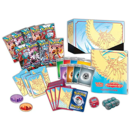 Pokemon Scarlet & Violet Paradox Rift Elite Trainer Box Roaring Moon - Cartoncito Cards