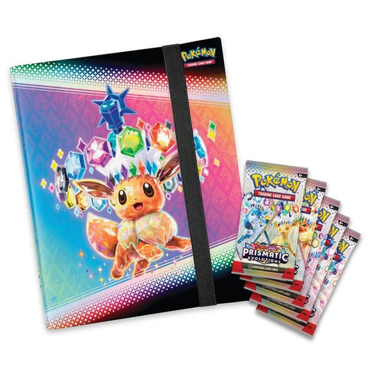 Pokemon Scarlet & Violet Prismatic Evolutions Binder Collection - Cartoncito Cards