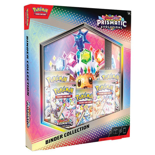 Pokemon Scarlet & Violet Prismatic Evolutions Binder Collection - Cartoncito Cards
