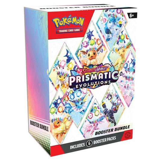 Pokemon Scarlet & Violet Prismatic Evolutions Booster Bundle - Cartoncito Cards