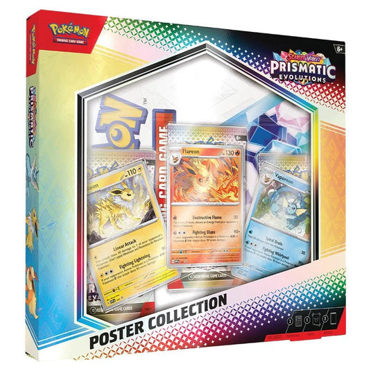Pokemon Scarlet & Violet Prismatic Evolutions Poster Collection - Cartoncito Cards