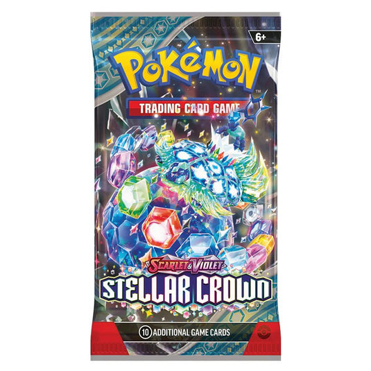 Pokemon Scarlet & Violet Stellar Crown Booster Box - Cartoncito Cards