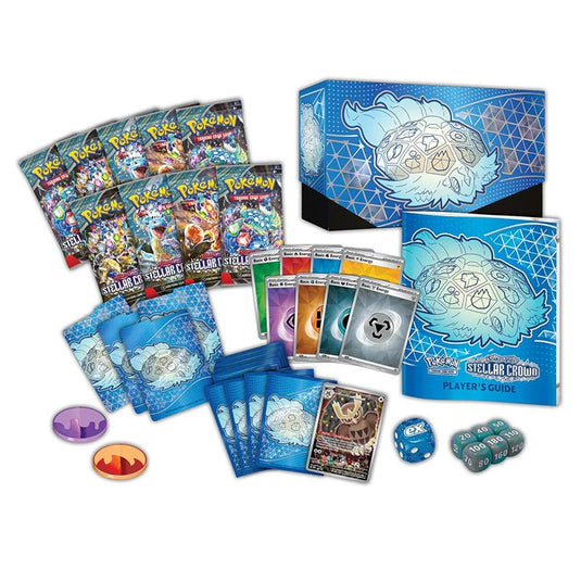 Pokemon Scarlet & Violet Stellar Crown Elite Trainer Box - Cartoncito Cards