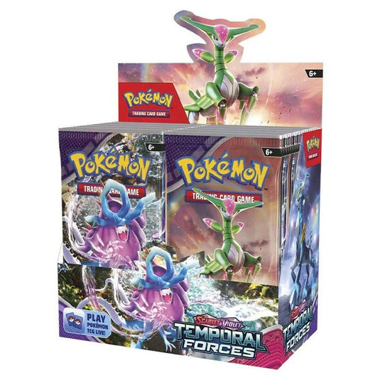 Pokemon Scarlet & Violet Temporal Forces Booster Box - Cartoncito Cards