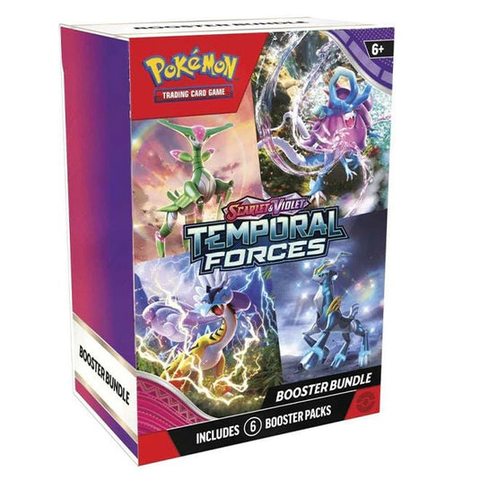Pokemon Scarlet & Violet Temporal Forces Booster Bundle - Cartoncito Cards