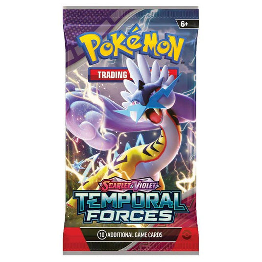 Pokemon Scarlet & Violet Temporal Forces Elite Trainer Box Iron Leaves - Cartoncito Cards