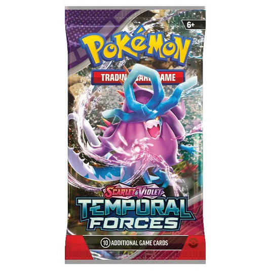Pokemon Scarlet & Violet Temporal Forces Elite Trainer Box Walking Wake - Cartoncito Cards