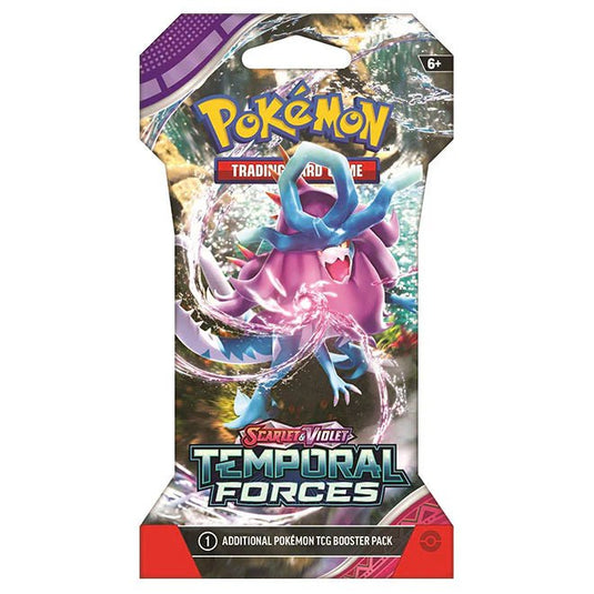 Pokemon Scarlet & Violet Temporal Forces Sleeved Booster - Cartoncito Cards