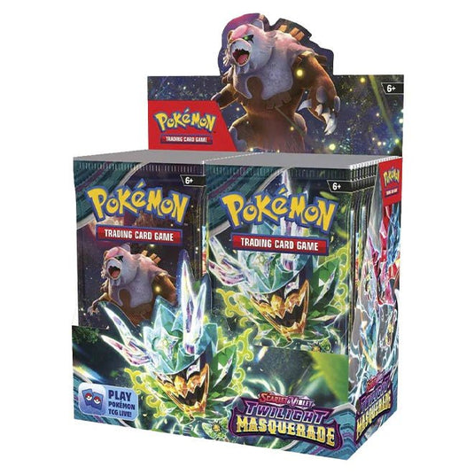 Pokemon Scarlet & Violet Twilight Masquerade Booster Box - Cartoncito Cards