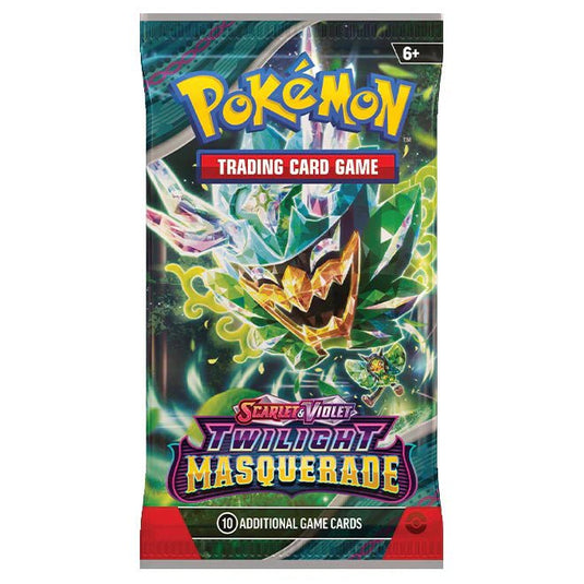 Pokemon Scarlet & Violet Twilight Masquerade Booster Pack - Cartoncito Cards