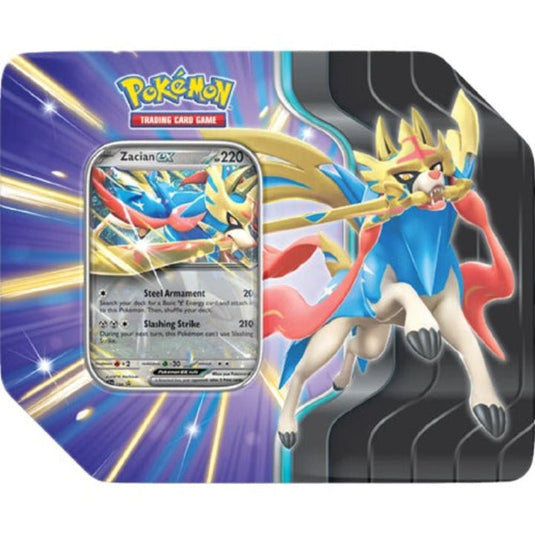 Pokemon Slashing Legends Tin Zacian - Cartoncito Cards