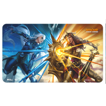 Riftbound League of Legends TCG Playmat Diana vs Leona