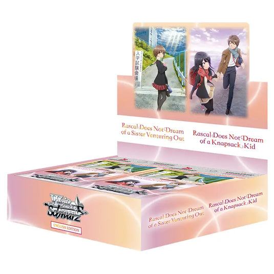 Weiss Schwarz: Rascal Does Not Dream Of A Sister Venturing Out & Knapsack Kid Booster Box