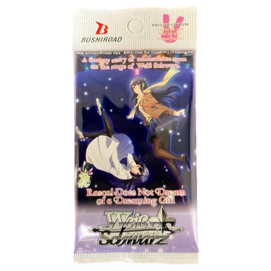 Weiss Schwarz: Rascal Does Not Dream Of A Sister Venturing Out & Knapsack Kid Booster Pack