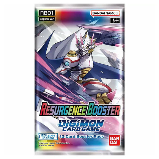 Digimon Card Game RB01 Resurgence Booster Booster Pack