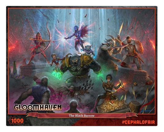 Cephalofair Games Gloomhaven: The Black Barrow Puzzle 1000 Piece