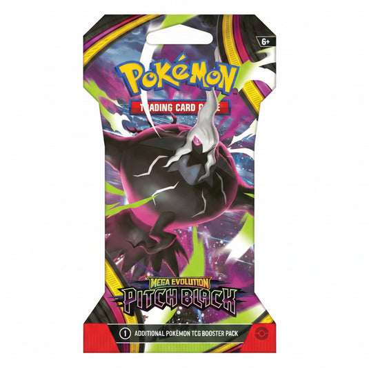 Pokemon Mega Evolution Black Pitch Sleeved Booster